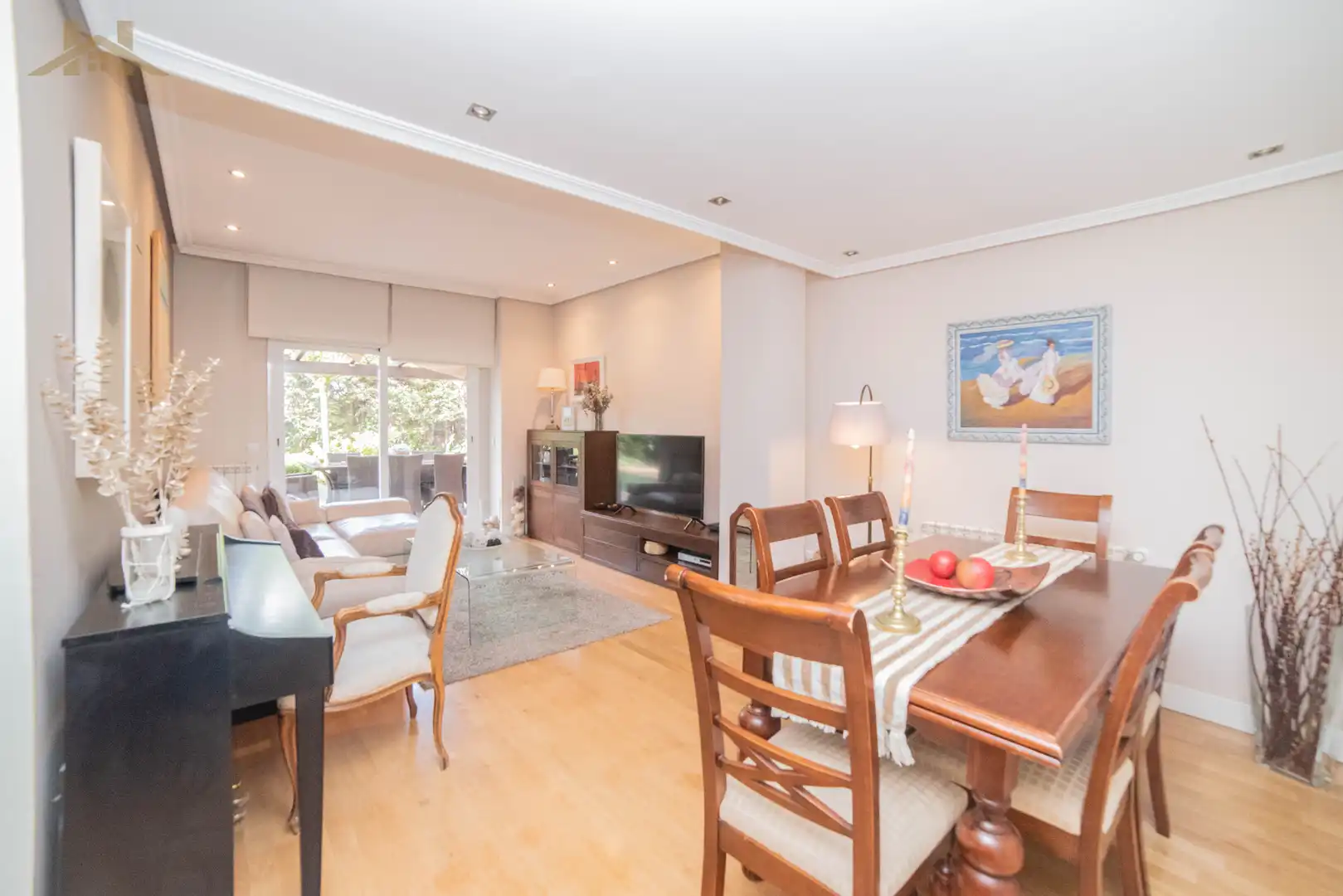 Dining room of Flat for sale in Pozuelo de Alarcón  with Air Conditioner, Heating and Private garden
