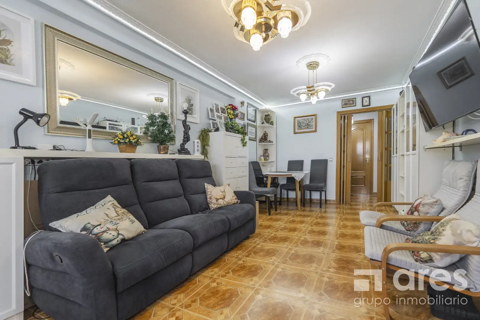 Sala de estar de Piso en venta en Alcalá de Henares con Aire acondicionado, Calefacción y Terraza