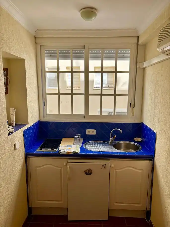 Küche von Wohnung zur Miete in Sanlúcar de Barrameda mit Klimaanlage, Heizung und Möbliert