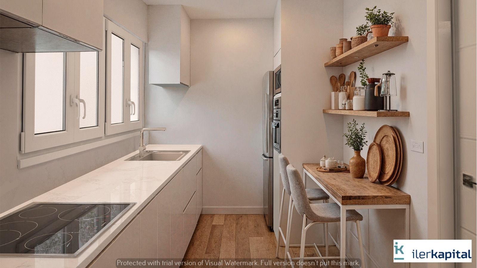 Kitchen of Flat for sale in  Lleida Capital  with Air Conditioner and Heating