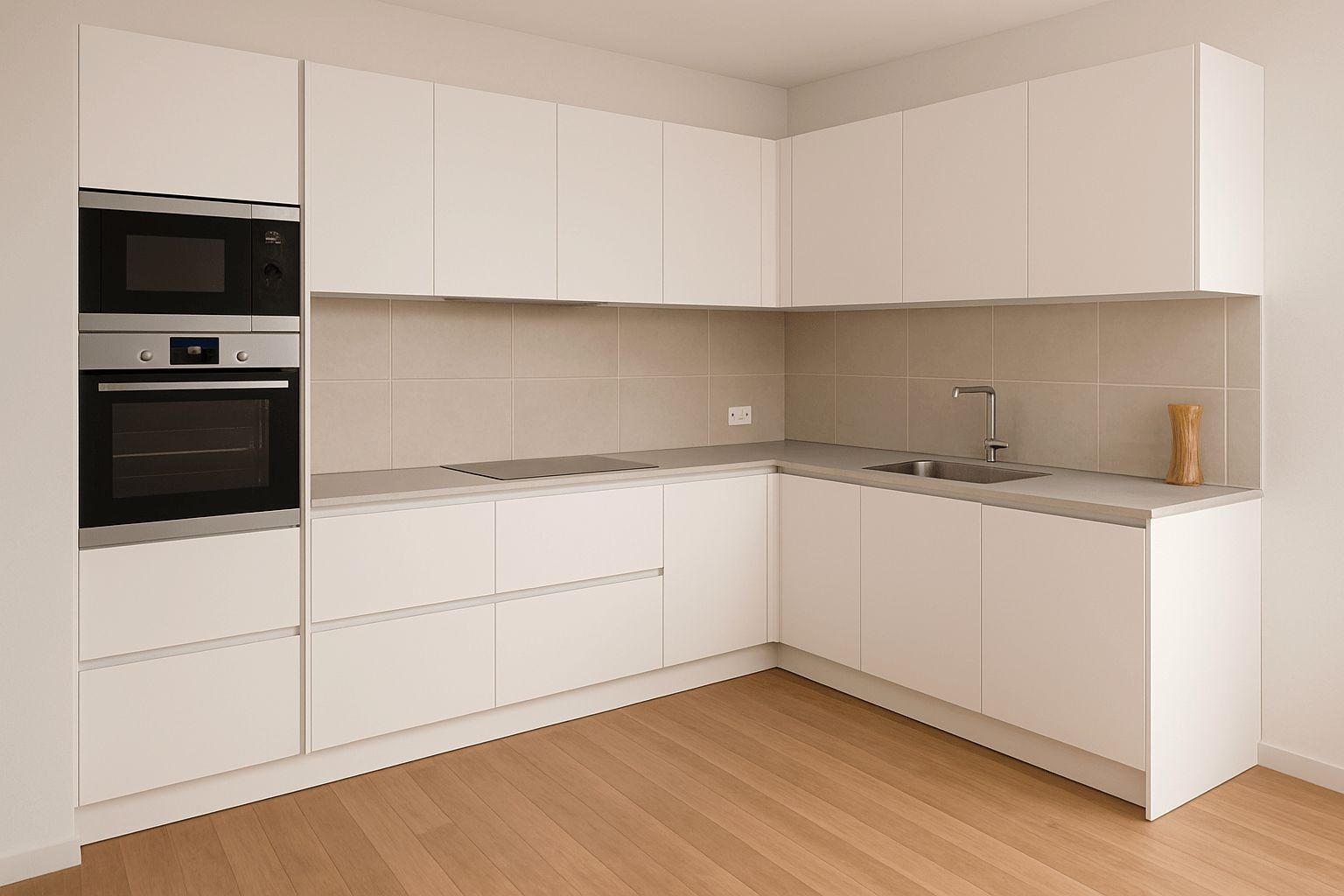 Cuina de Dúplex en venda en Badalona amb Aire condicionat, Calefacció i Parquet