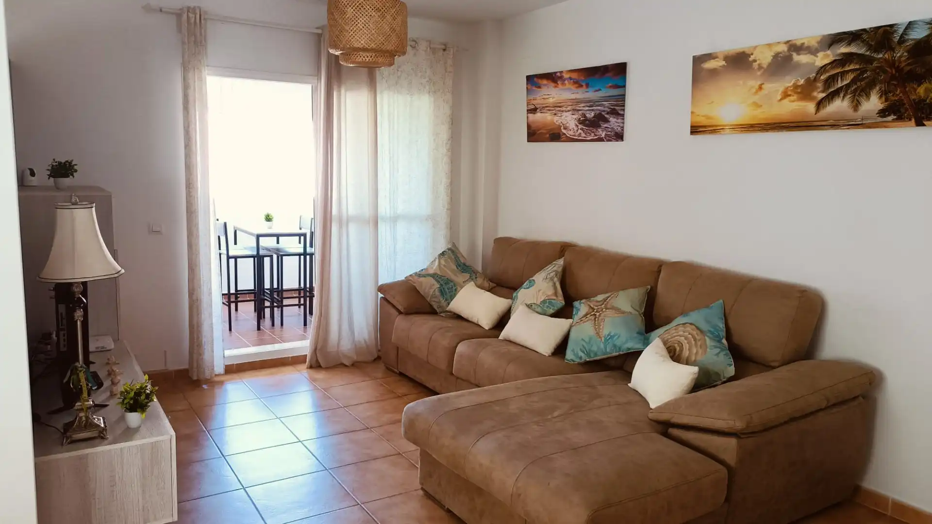 Living room of Flat for rent in Sanlúcar de Barrameda  with Terrace, Furnished and Oven