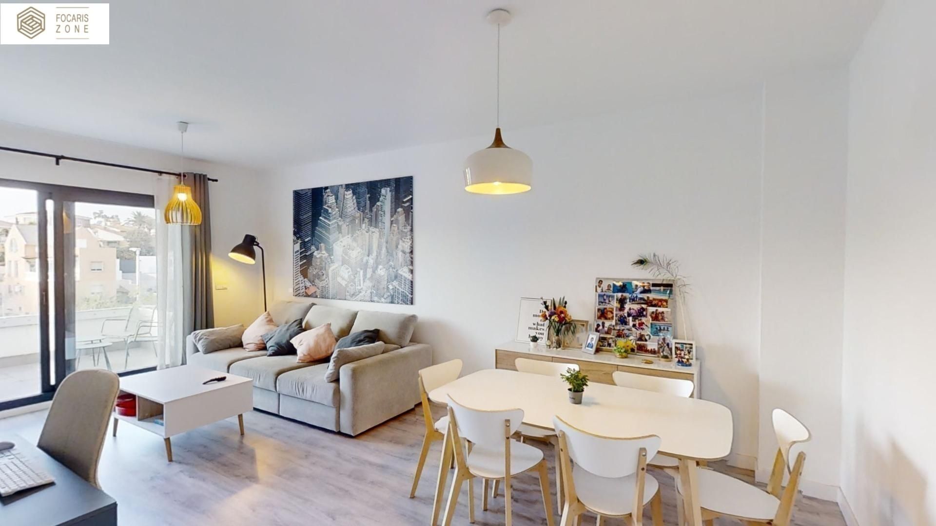 Living room of Flat for sale in Málaga Capital  with Air Conditioner, Heating and Private garden