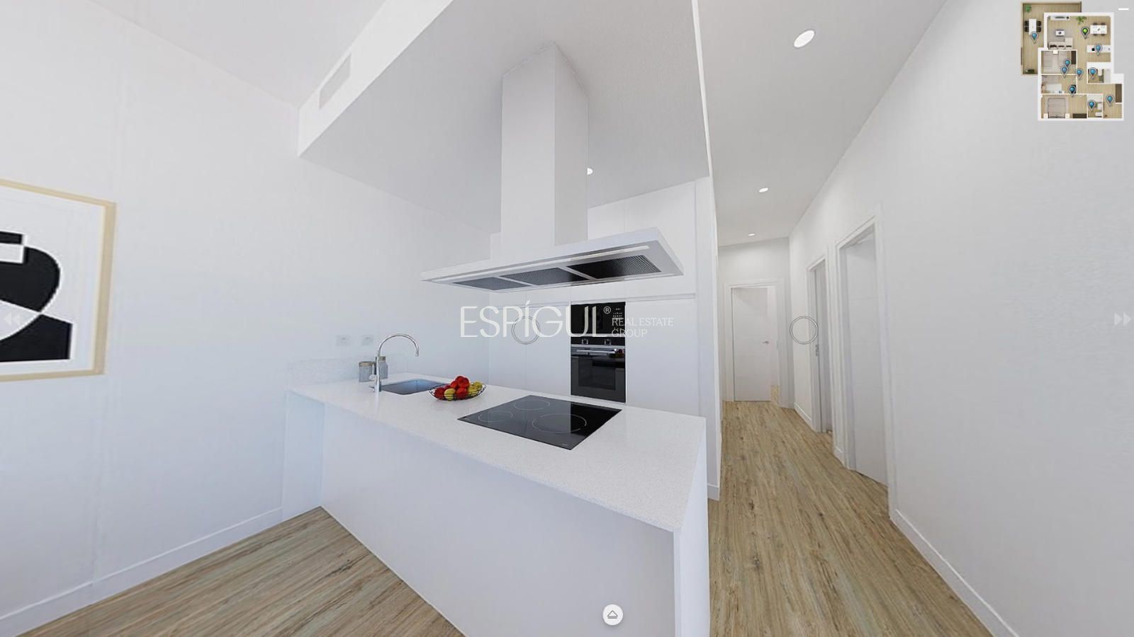 Kitchen of Flat for sale in Sarrià de Ter  with Heating, Terrace and Storage room