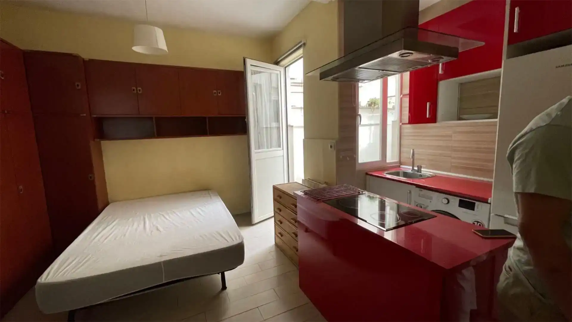 Kitchen of Flat for rent in  Madrid Capital  with Balcony