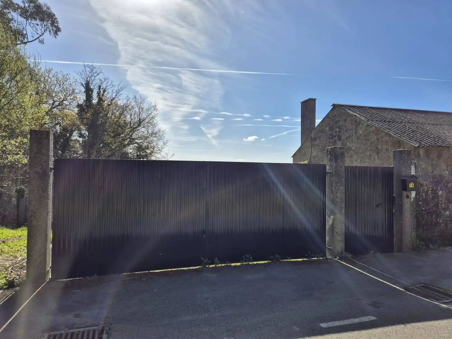 Vista exterior de Casa o xalet en venda en Ames amb Jardí privat