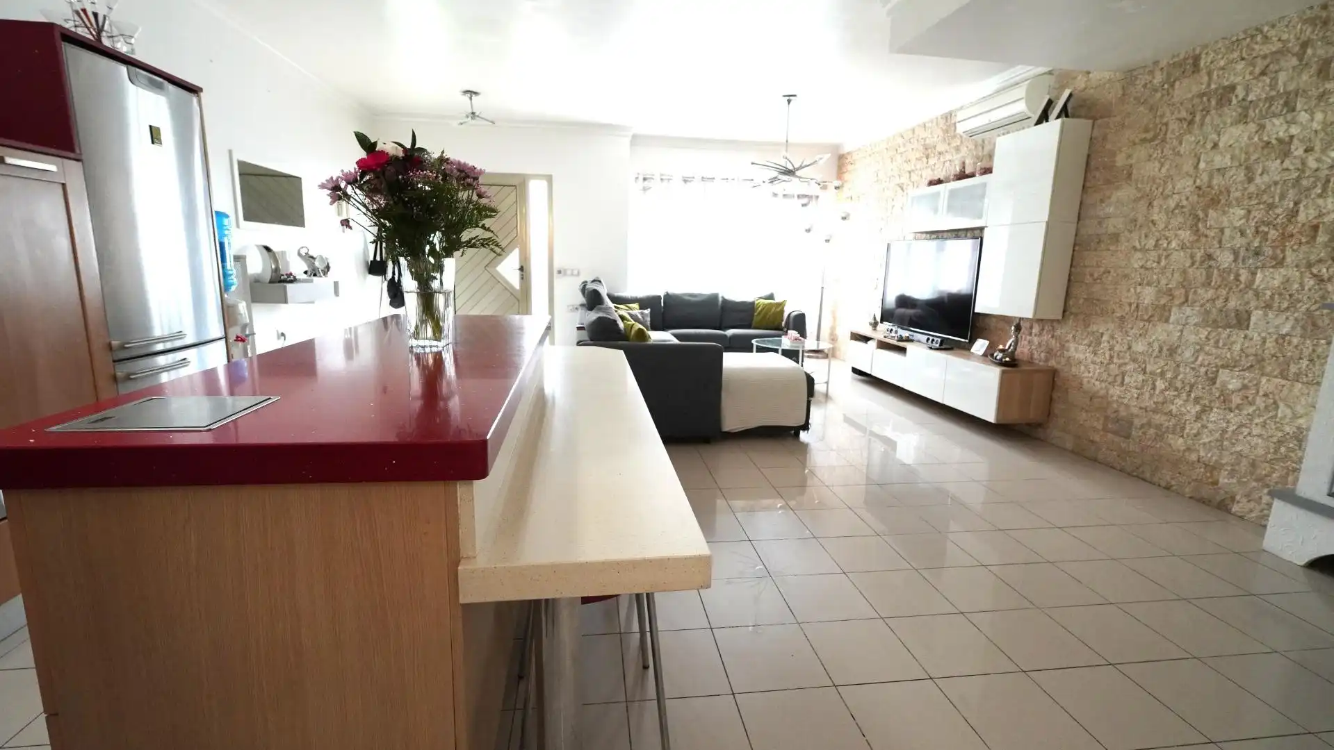 Wohnzimmer von Einfamilien-Reihenhaus zum Verkauf in Agüimes mit Terrasse