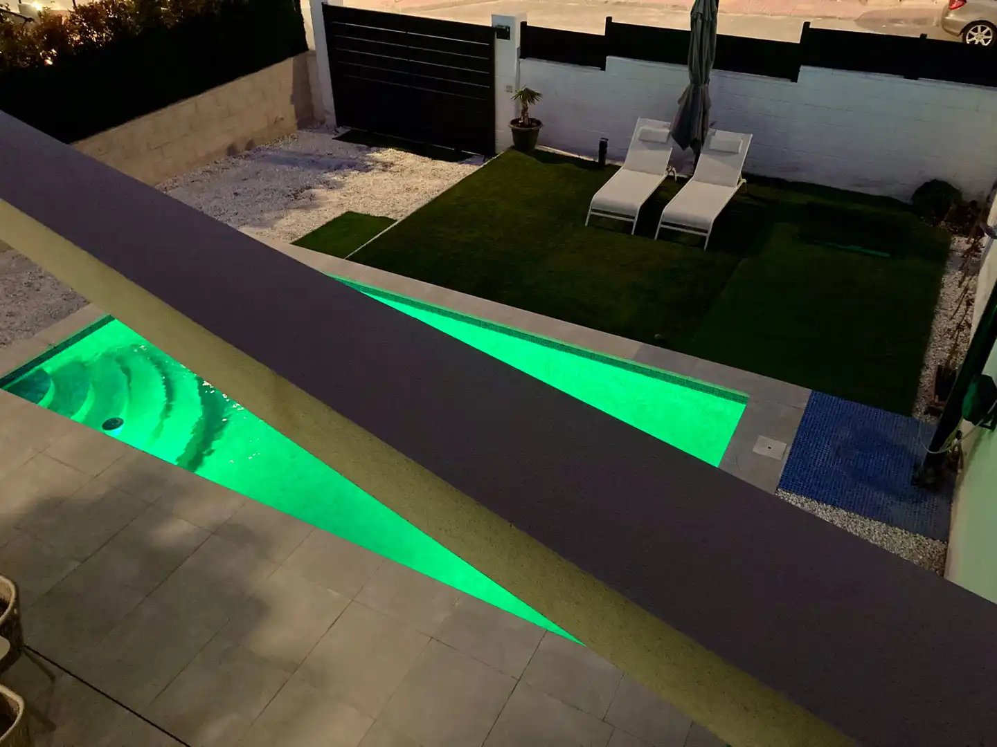 Terrace of Detached homes for rent in Santa Pola  with Air Conditioner, Heating and Private garden