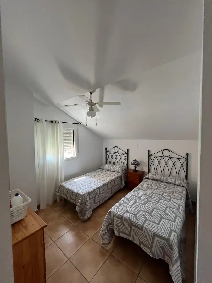 Schlafzimmer von Dachboden zur Miete in Jávea / Xàbia mit Klimaanlage, Heizung und Terrasse