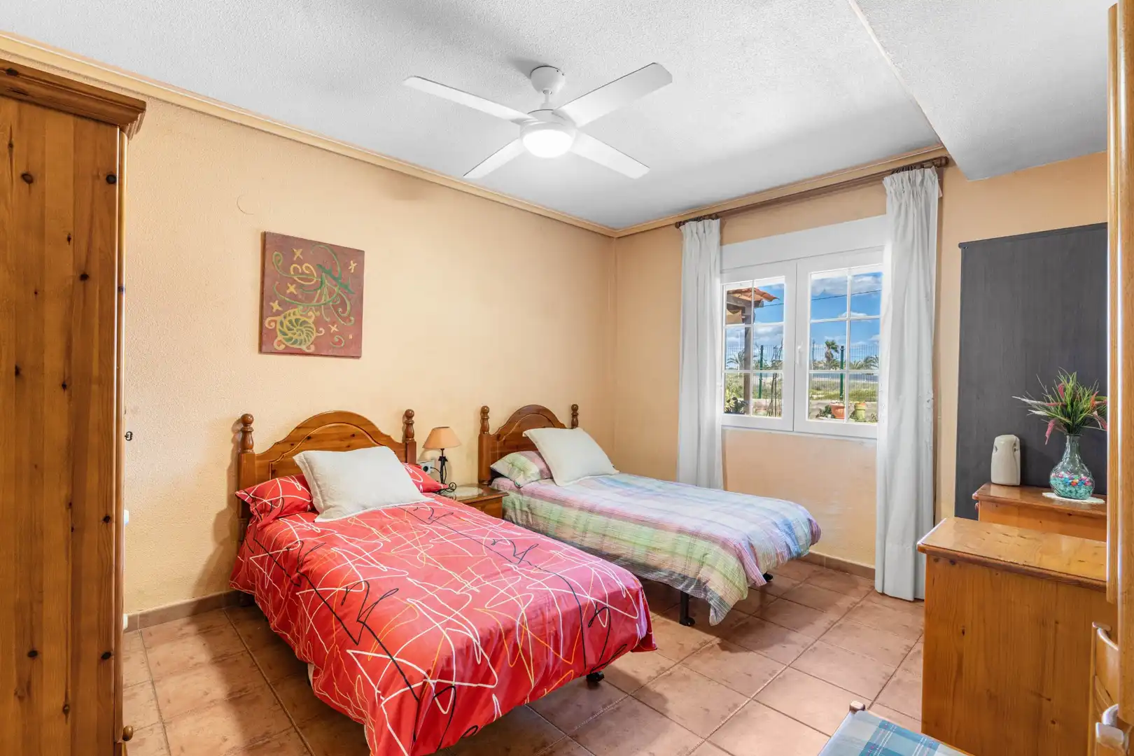 Dormitori de Casa o xalet en venda en Elche / Elx amb Aire condicionat, Jardí privat i Terrassa