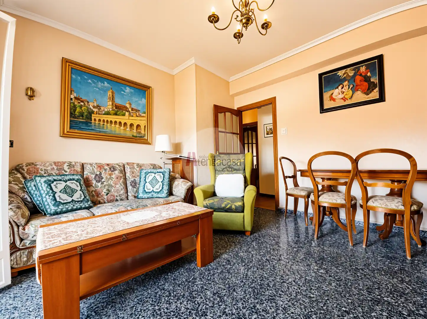 Living room of Flat for sale in Madrid  with Air Conditioner, Heating and Terrace