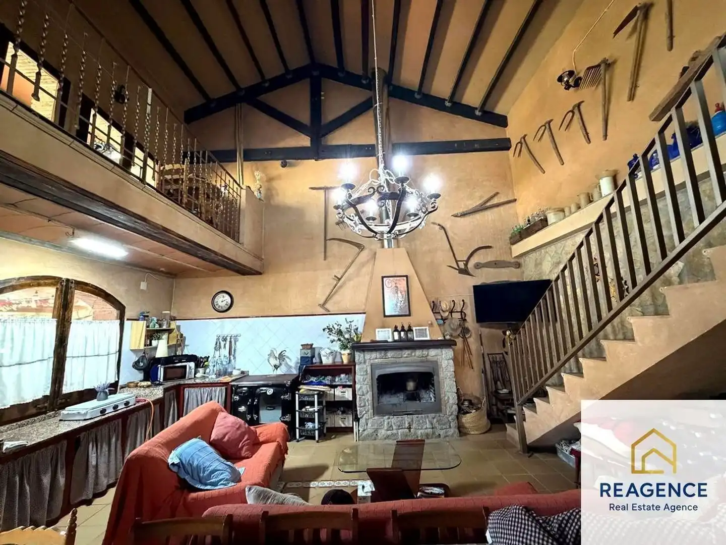 Living room of Country homes for sale in Flix, Tarragona
