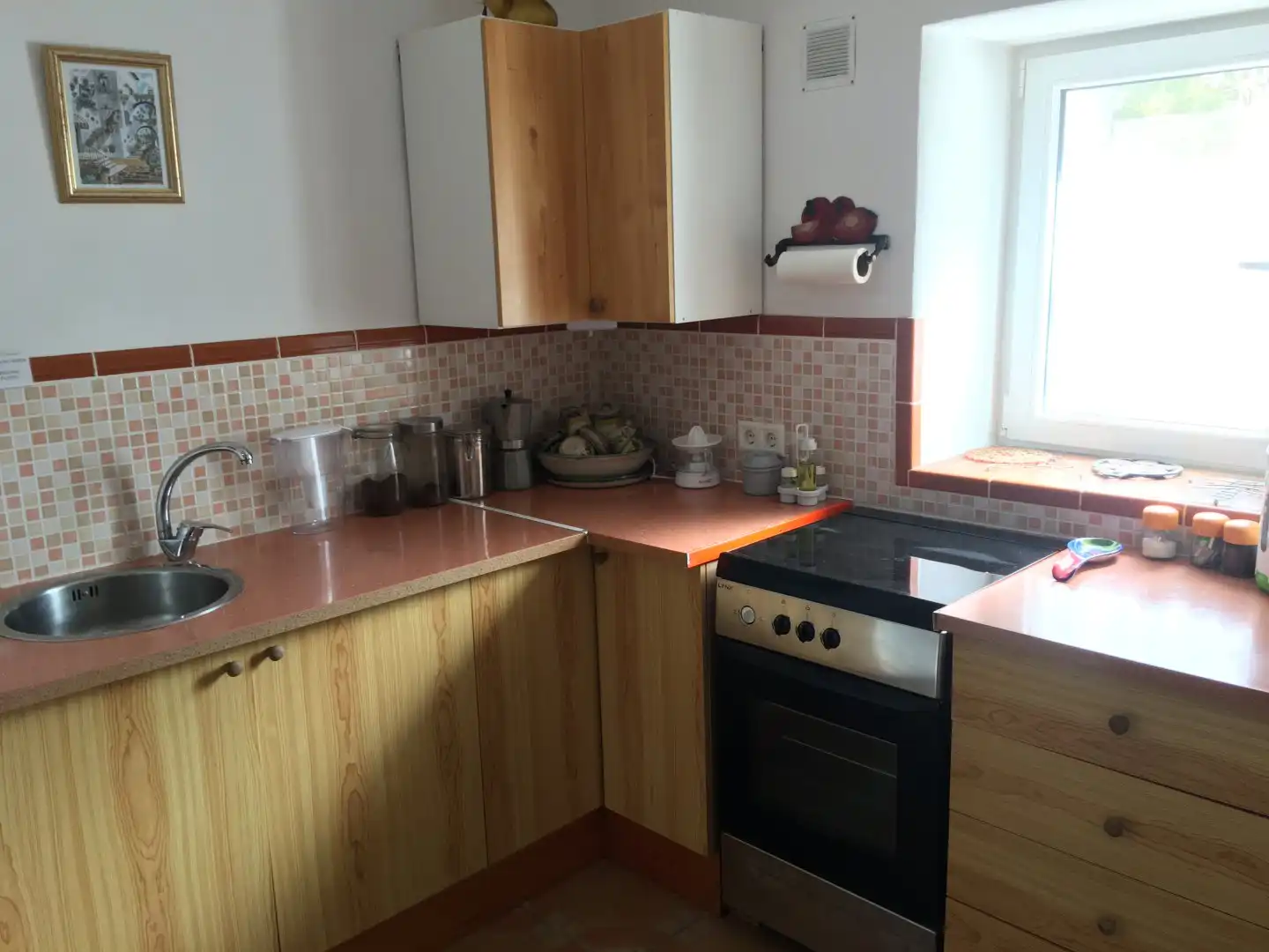 Cocina de Finca rústica en venta en Vélez de Benaudalla con Aire acondicionado, Calefacción y Terraza