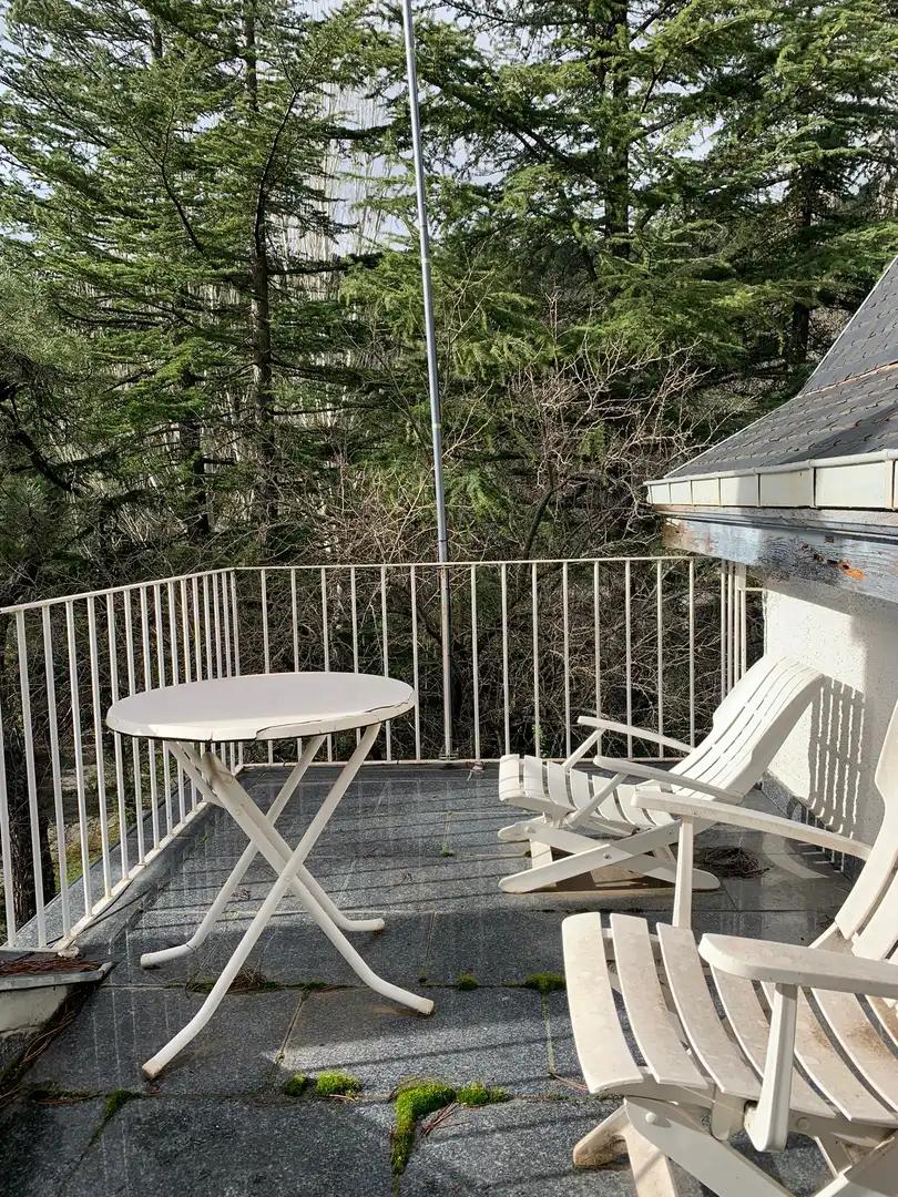 Balcony of Houses for sale in San Lorenzo de El Escorial  with Terrace, Storage room and Swimming Pool