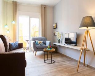 Living room of Apartment to rent in Málaga Capital  with Air Conditioner, Furnished and Oven