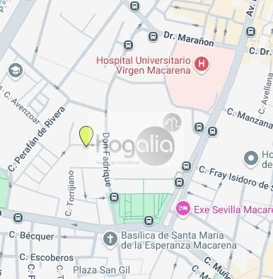 Vista exterior de Pis de lloguer en  Sevilla Capital amb Aire condicionat i Moblat