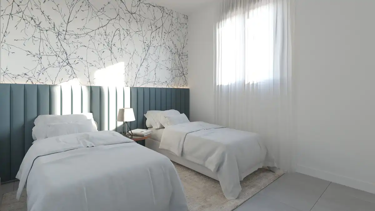 Habitación de Casa adosada en venta en Manilva con Jardín privado, Terraza y Trastero