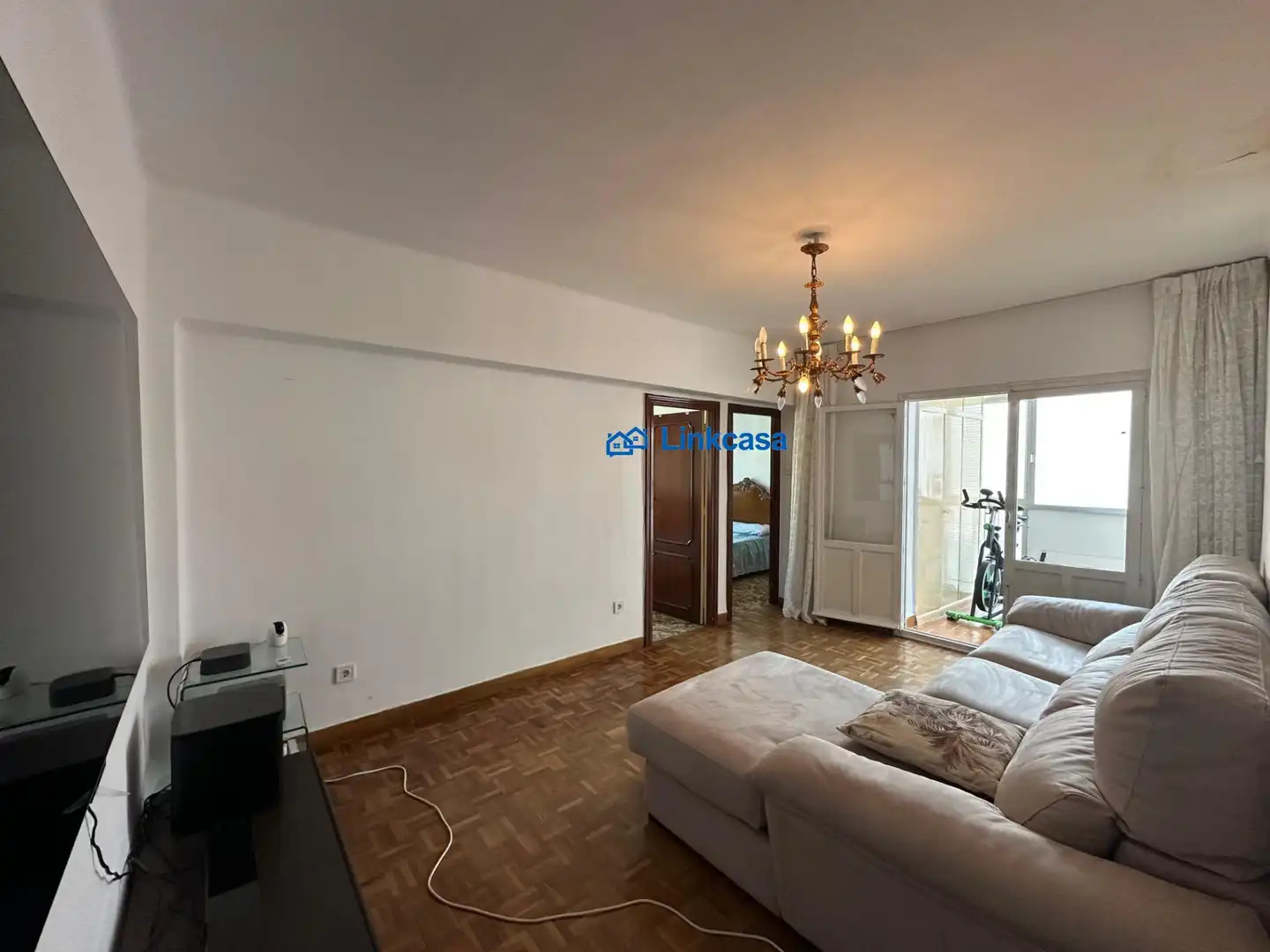 Sala de estar de Piso de alquiler en Madrid con Calefacción y Terraza