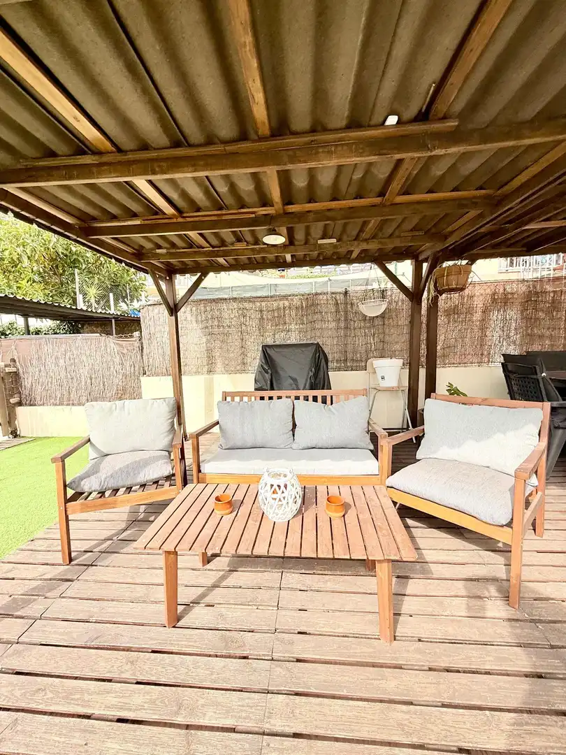 Terraza de Casa adosada en venta en Calafell con Calefacción, Jardín privado y Terraza
