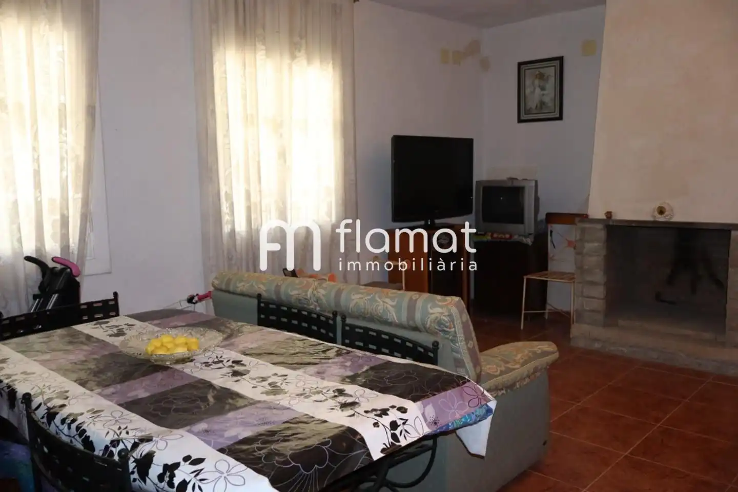 Sala d'estar de Casa o xalet en venda en Massanes amb Jardí privat i Terrassa