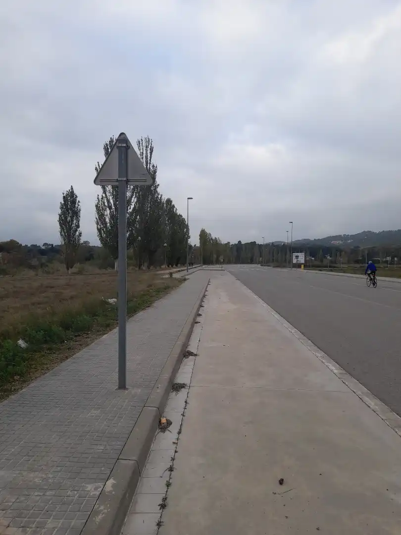 Exterior view of Industrial land for rent in La Garriga