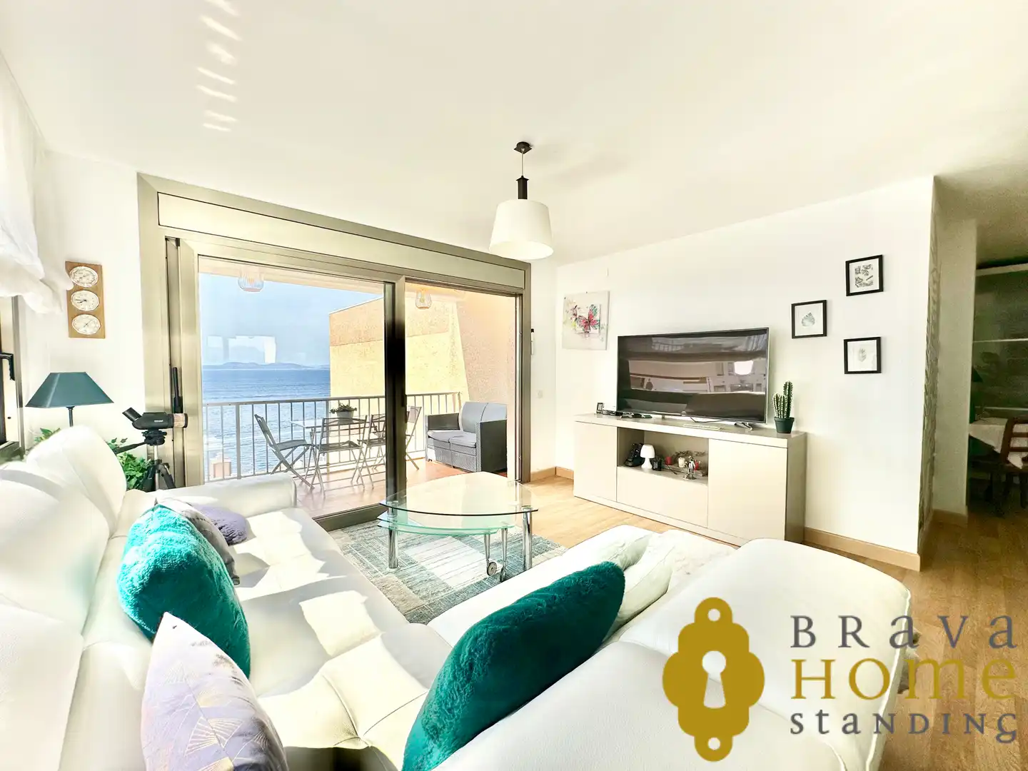 Sala de estar de Ático en venta en Roses con Aire acondicionado, Terraza y Trastero