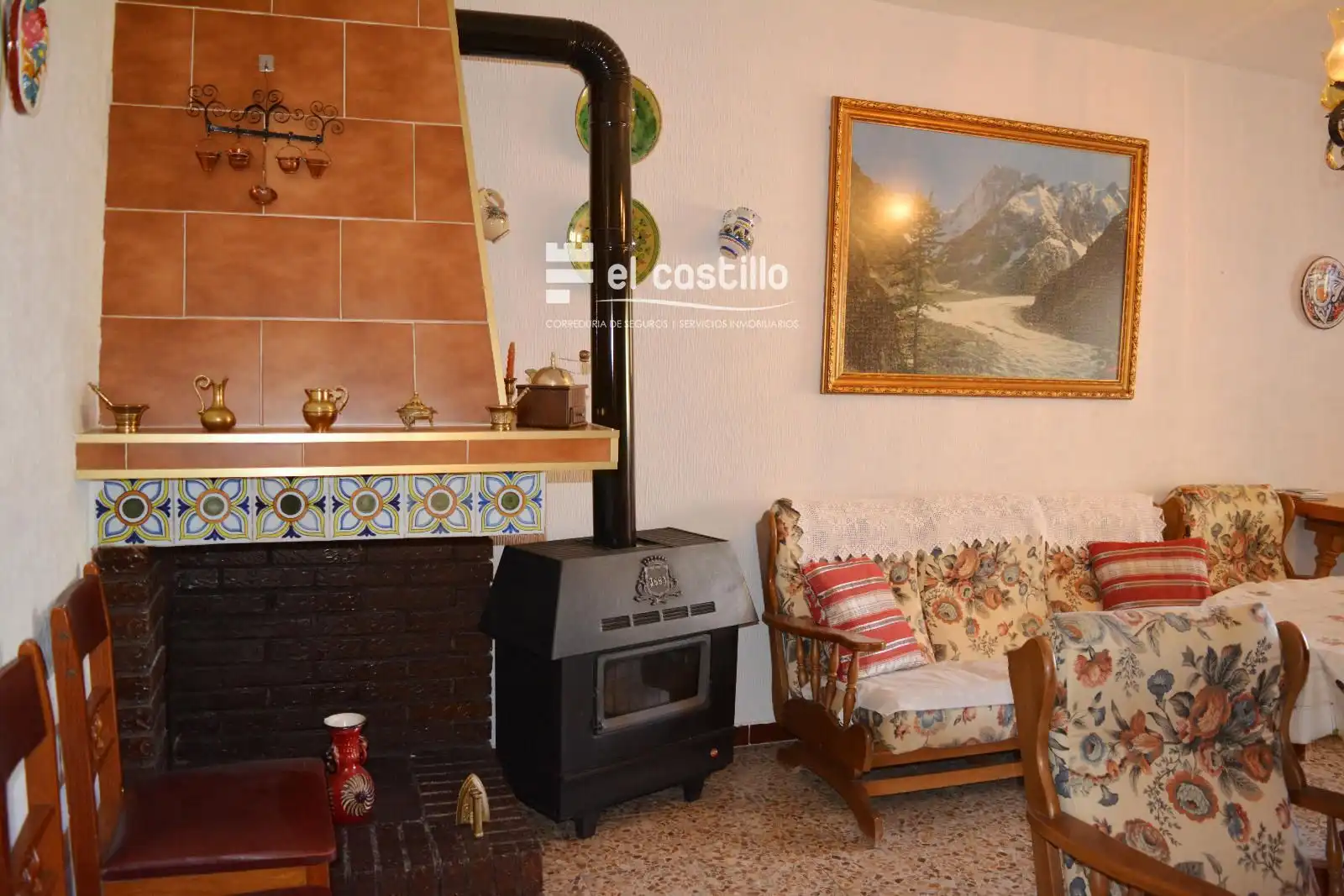 Sala d'estar de Pis en venda en Santa María del Tiétar amb Terrassa i Moblat