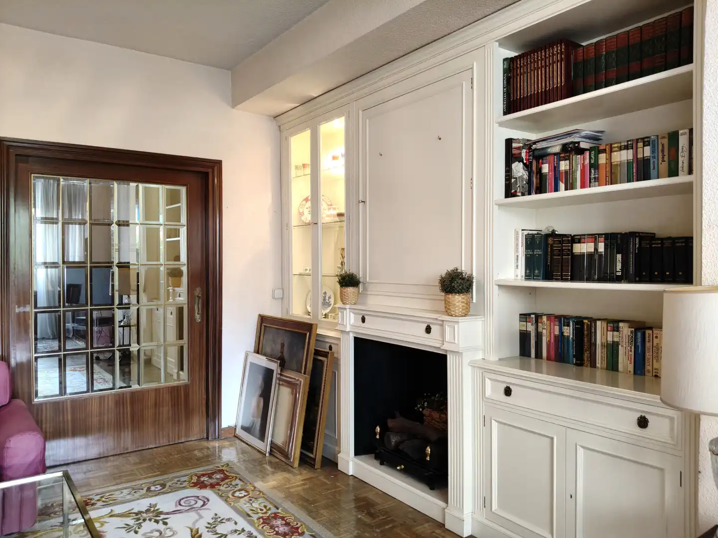 Sala de estar de Piso en venta en Madrid con Aire acondicionado, Calefacción y Parquet