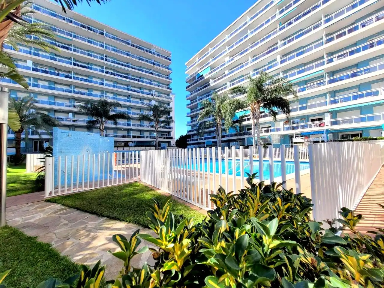 Piscina de Apartamento de alquiler en Gandia con Aire acondicionado, Calefacción y Terraza