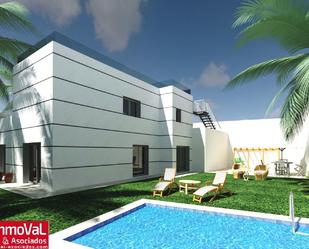 Exterior view of House or chalet for sale in Mojácar  with Heating, Terrace and Swimming Pool