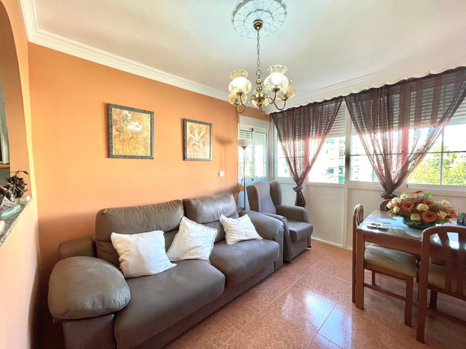 Sala d'estar de Apartament en venda en Vélez-Málaga amb Piscina comunitària