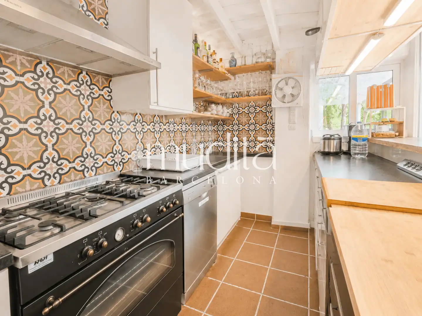 Cocina de Casa o chalet en venta en Roda de Berà con Calefacción, Jardín privado y Terraza