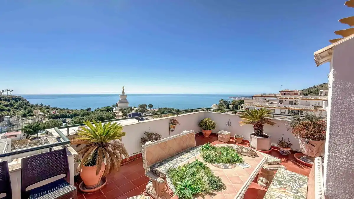 Terrassa de Àtic en venda en Benalmádena amb Aire condicionat, Calefacció i Jardí privat