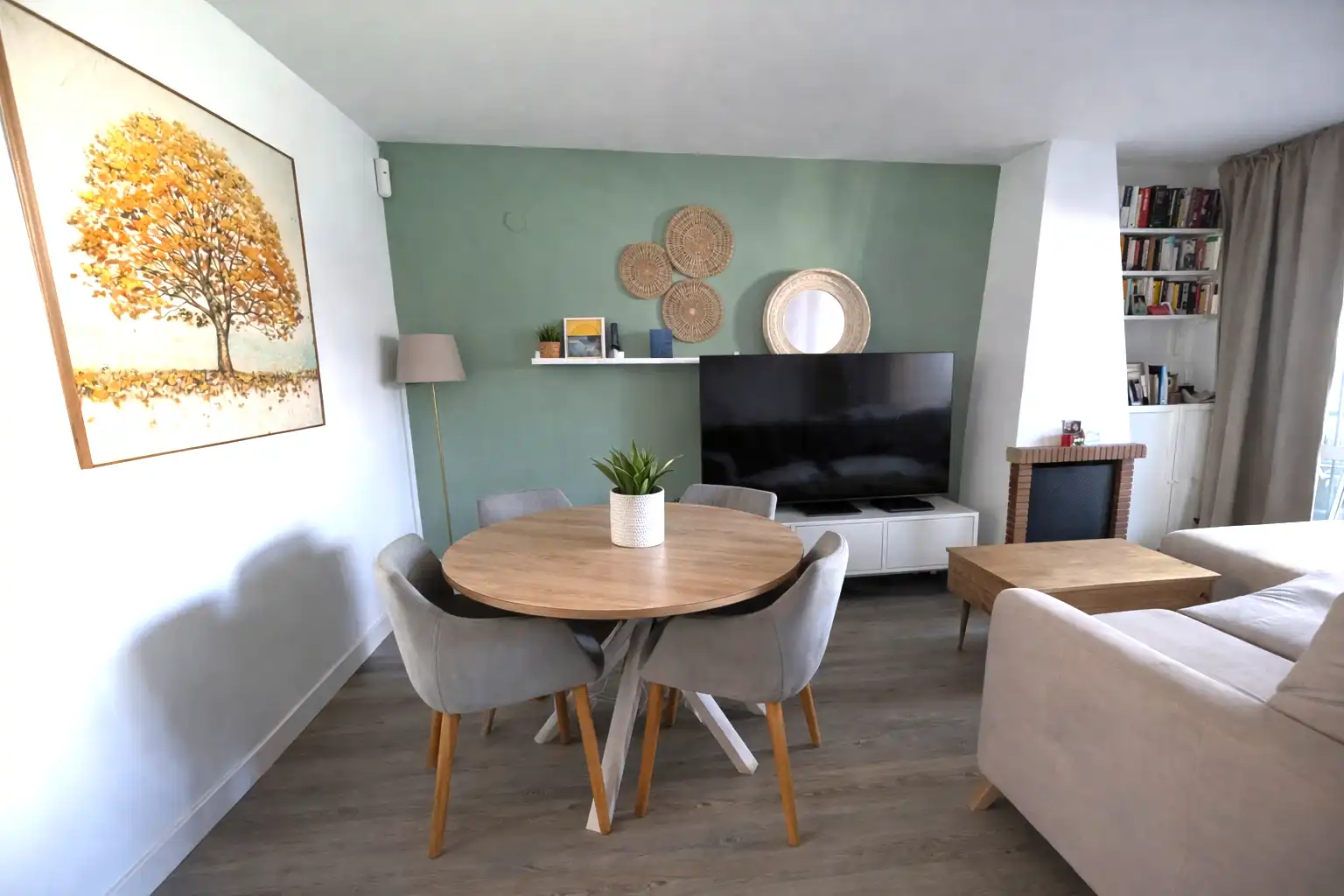Comedor de Casa adosada en venta en Rincón de la Victoria con Aire acondicionado, Terraza y Amueblado