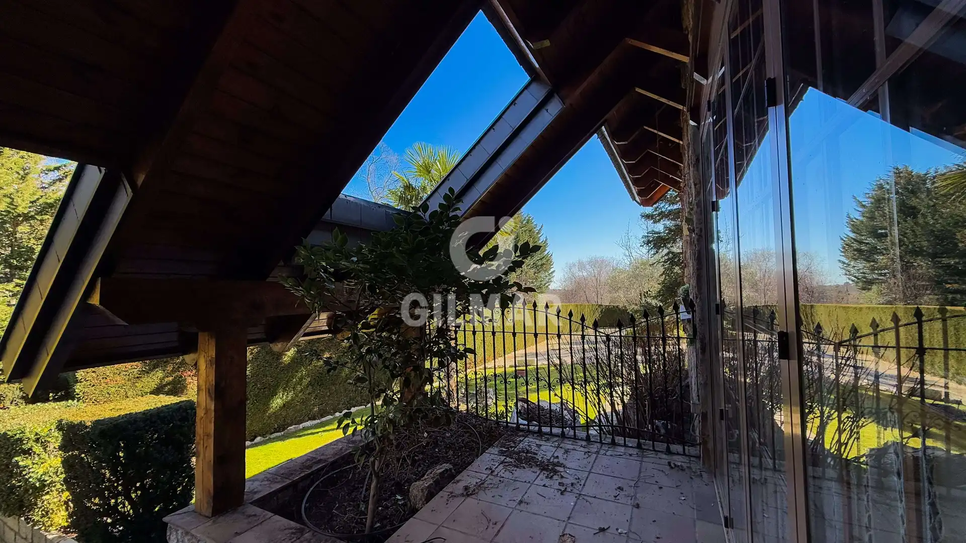 Jardí de Casa o xalet en venda en Navacerrada amb Calefacció, Jardí privat i Piscina