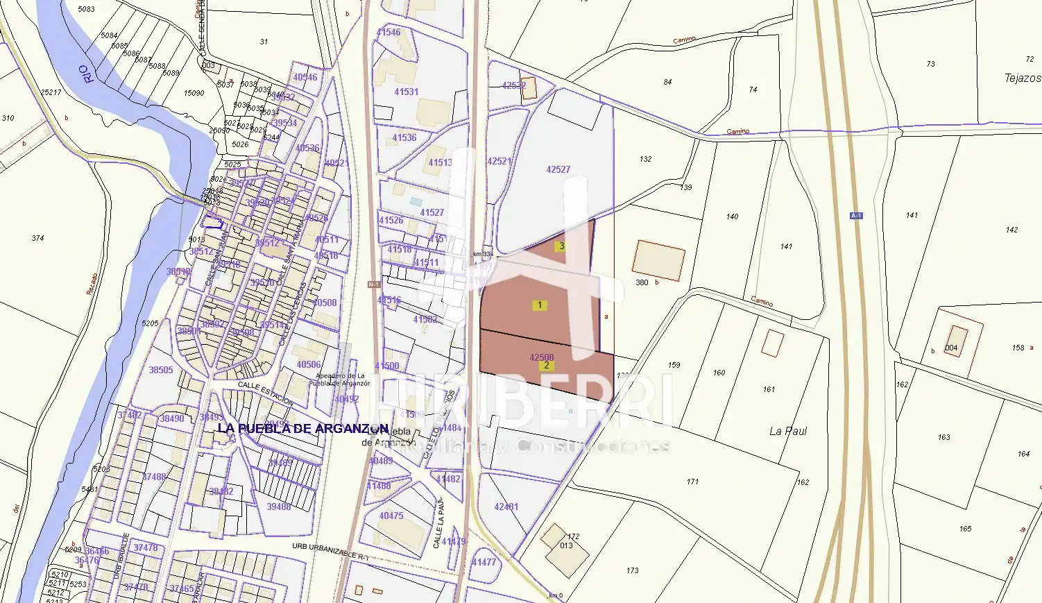 Industrial land for sale in La Puebla de Arganzón 