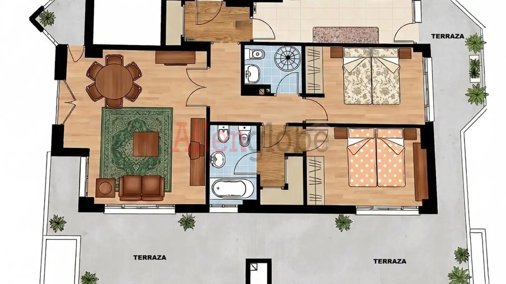 Piso en venta en Oviedo  con Calefacción, Jardín privado y Terraza