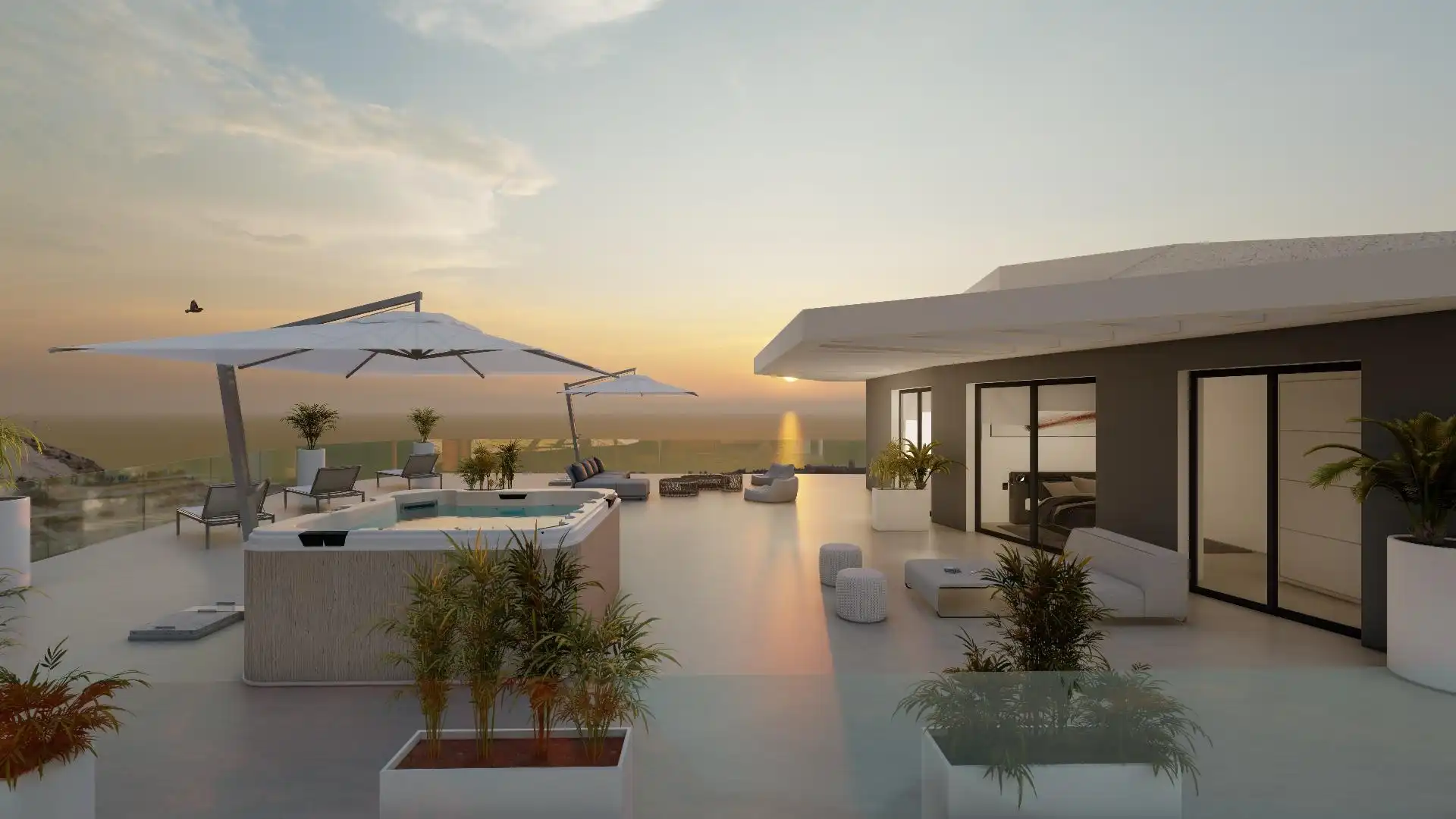 Terraza de Ático en venta en Benalmádena con Aire acondicionado, Terraza y Piscina comunitaria