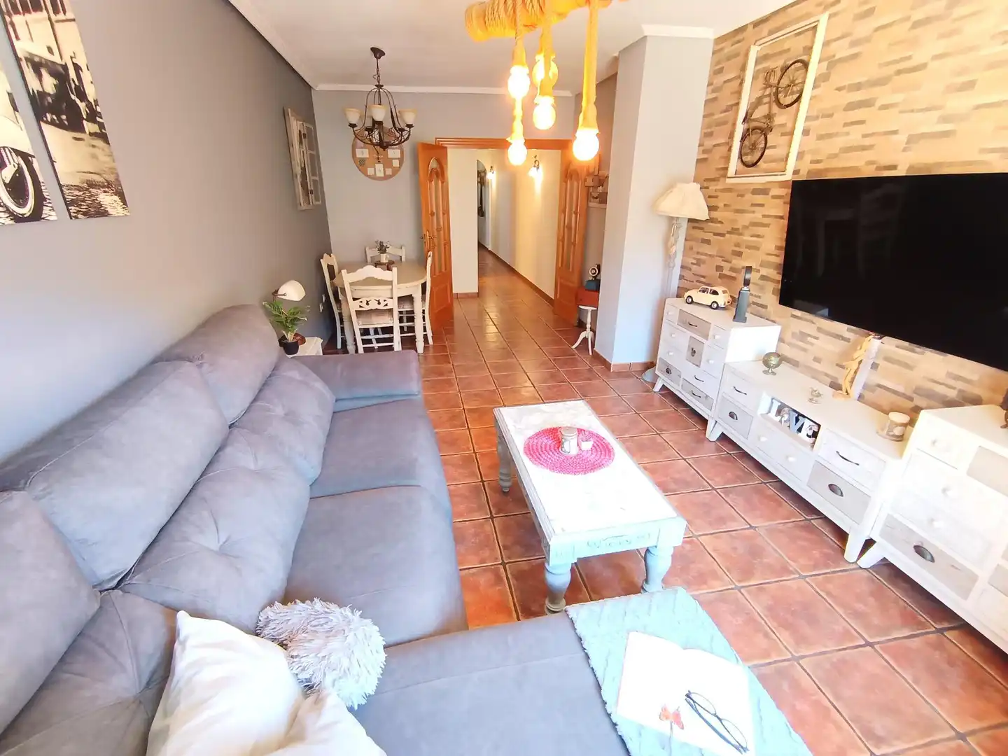Living room of Flat for sale in Molina de Segura  with Air Conditioner and Heating