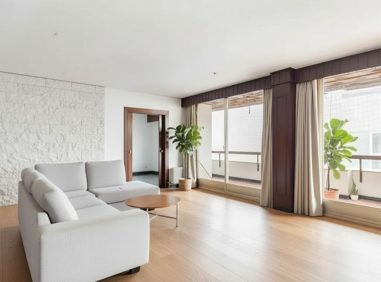 Living room of Flat for sale in  Valencia Capital  with Heating and Terrace