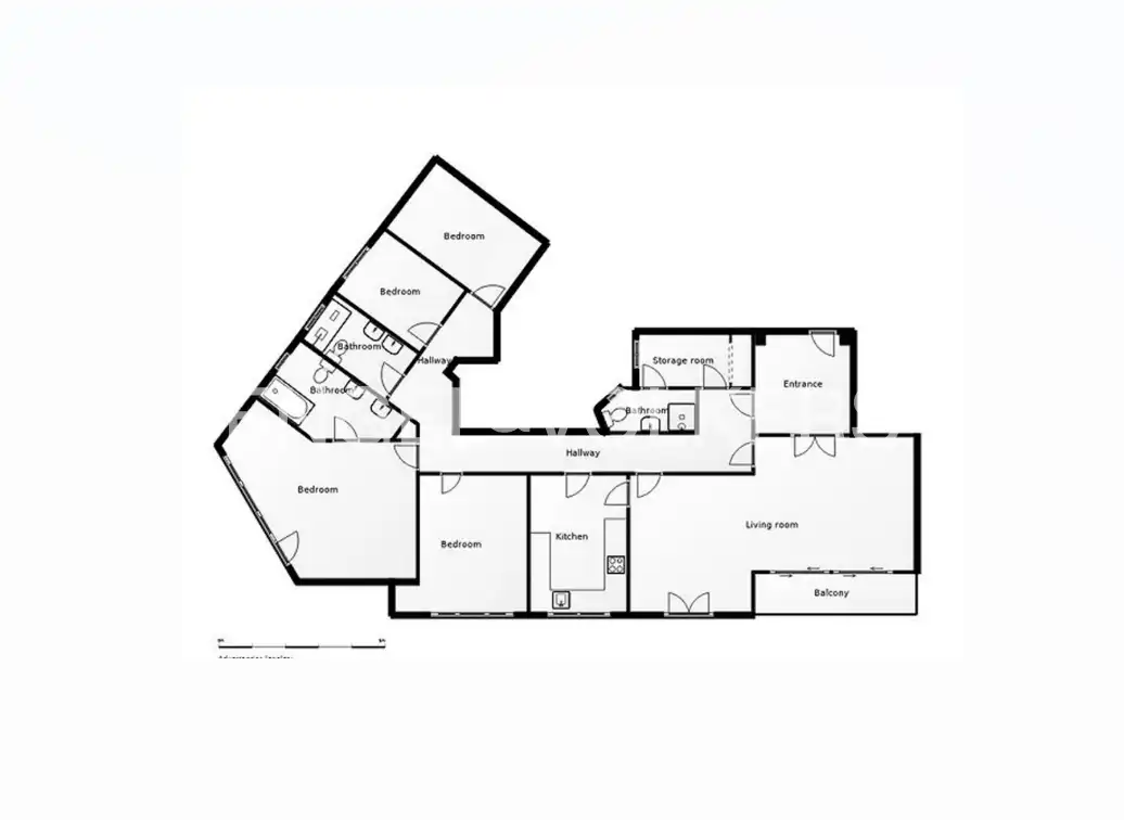Flat for rent in Barcelona  with Air Conditioner, Heating and Parquet flooring
