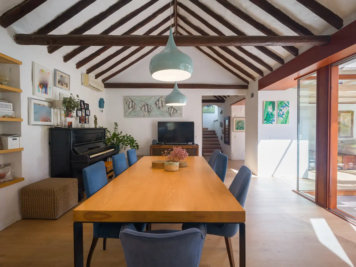 Dining room of Houses for sale in Telde  with Heating, Private garden and Parquet flooring