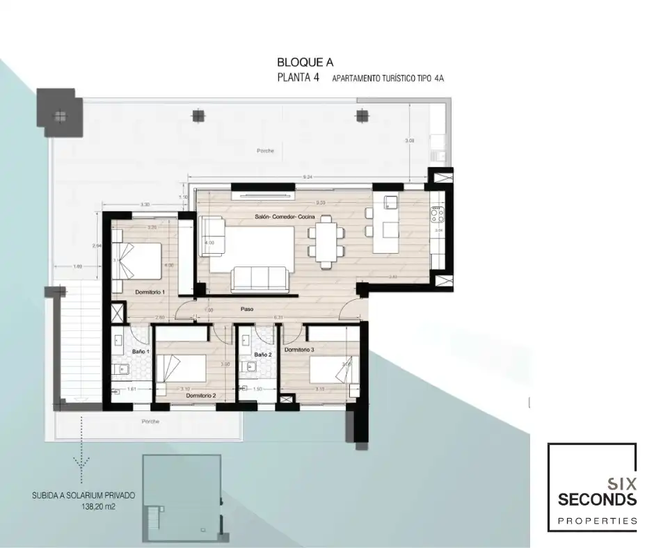 Attique avec piscine à vendre à Los Narejos - Punta Calera, imagen 2