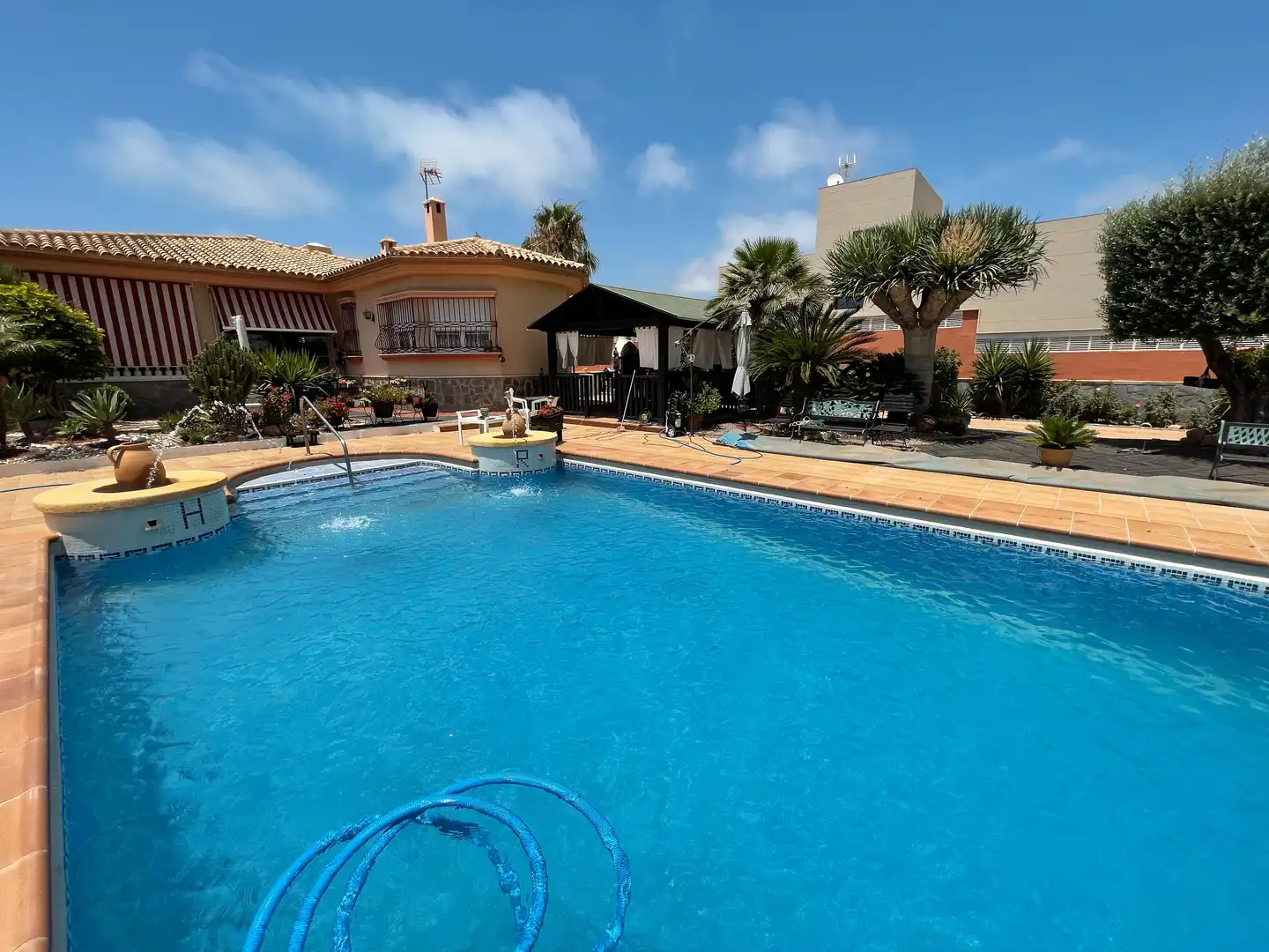 Swimming pool of Houses for sale in Almería  with Air Conditioner, Heating and Private garden
