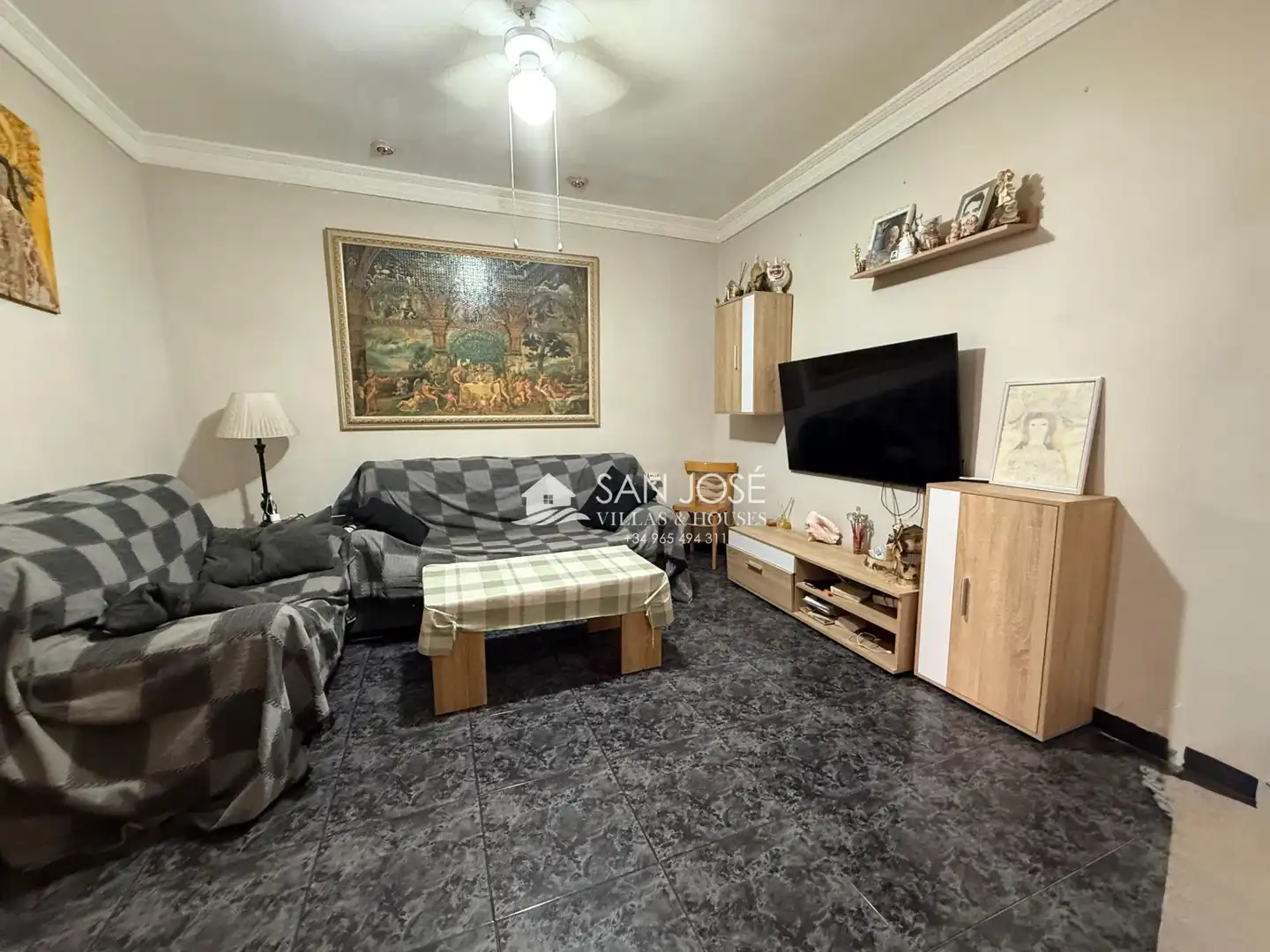 Sala d'estar de Casa o xalet en venda en Aspe amb Aire condicionat, Calefacció i Terrassa