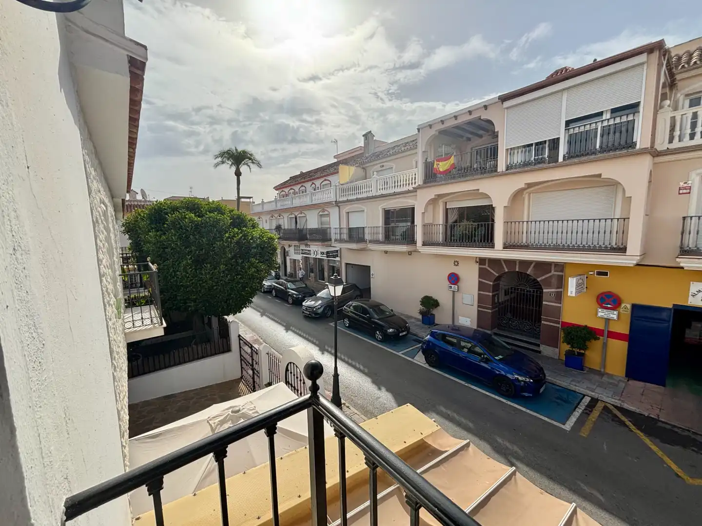 Außenansicht von Einfamilien-Reihenhaus zur Miete in Mijas mit Klimaanlage, Heizung und Möbliert