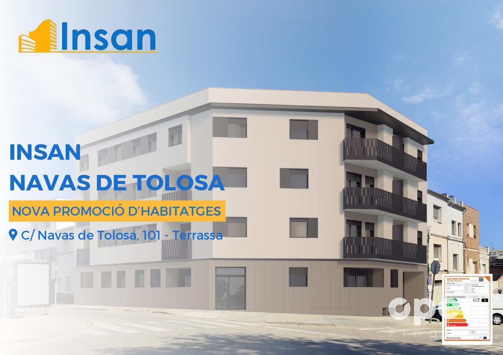 Exterior view of Duplex for sale in Terrassa  with Air Conditioner, Heating and Terrace