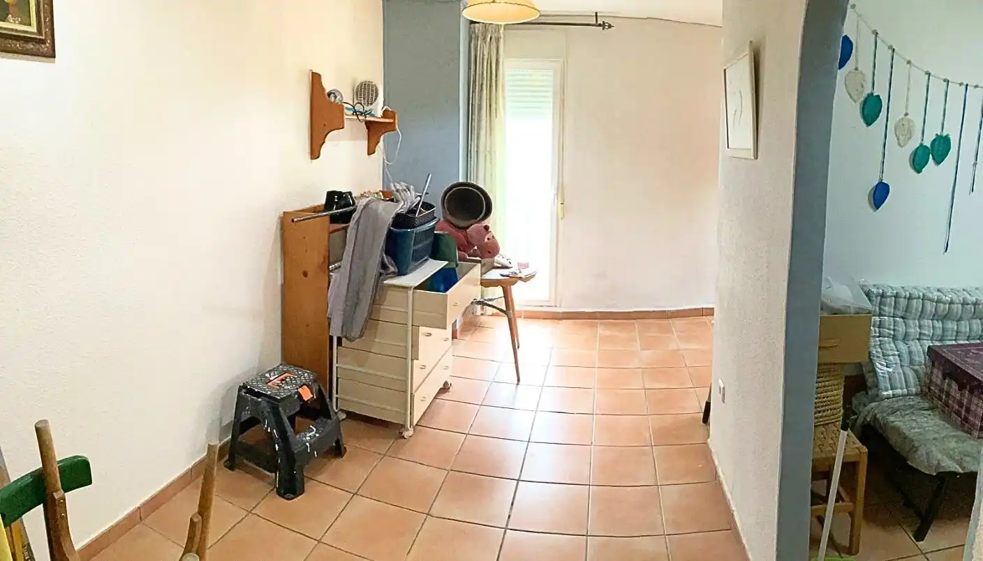 Sala d'estar de Finca rústica en venda en Velilla de Jiloca amb Jardí privat, Terrassa i Traster