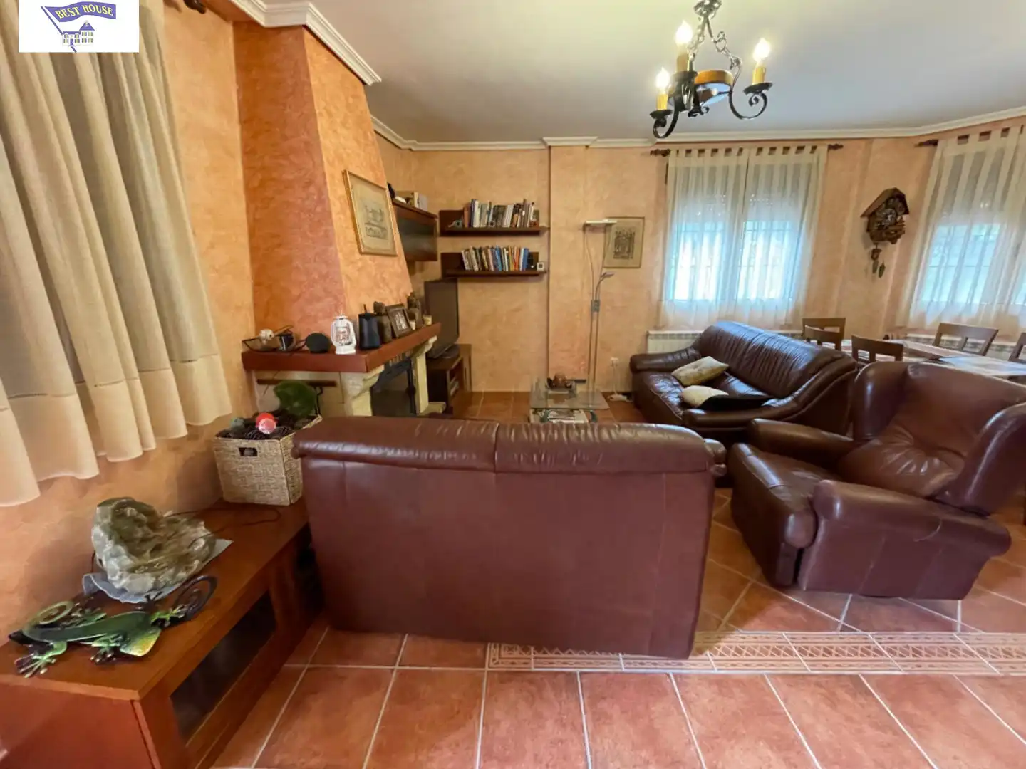 Living room of Houses for sale in Alcaraz  with Heating, Terrace and Storage room