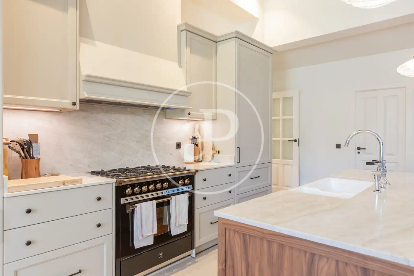 Kitchen of Houses for rent in Madrid  with Air Conditioner, Heating and Private garden